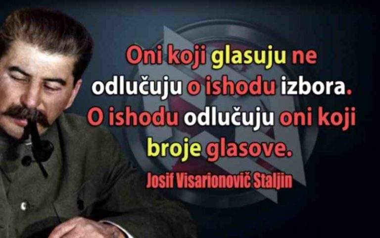 KADA ĆE SE POKLOPITI VOLJA NARODA SA IZBORNIM REZULTATIMA